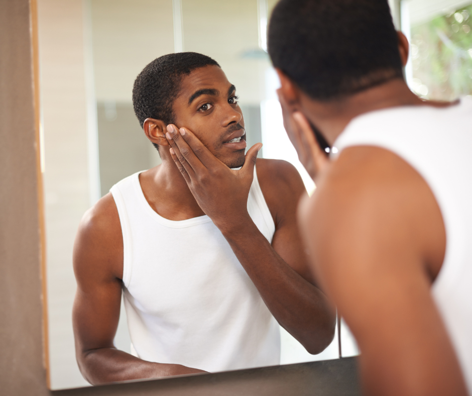 black man skin