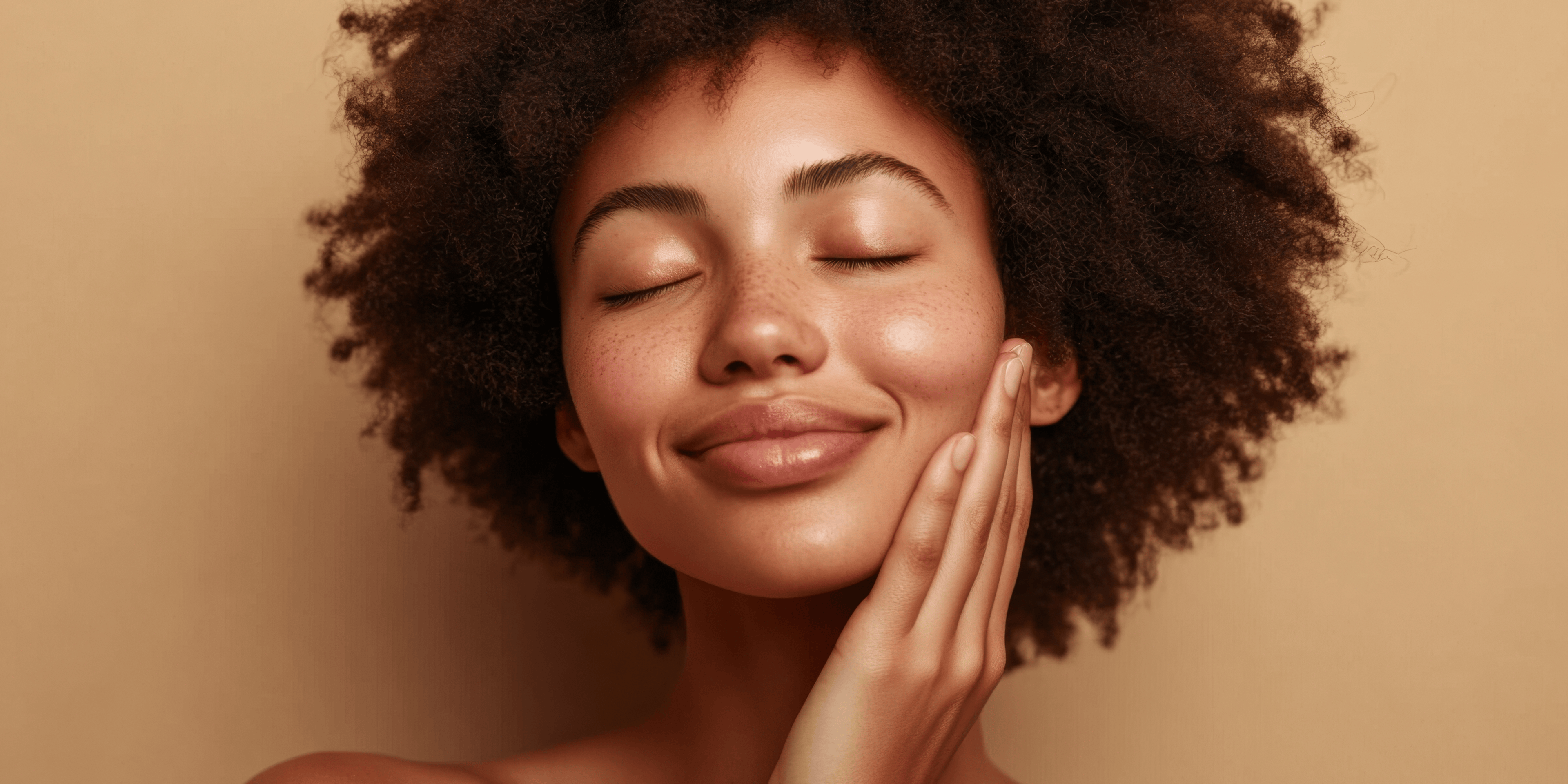 black woman skincare freckles